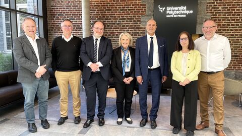 Françoise Moulin Civil, Conseillère d’Établissements pour le ministère, en visite à l’université Françoise Moulin Civil, Conseillère d’Établissements pour le ministère, en visite à l’université