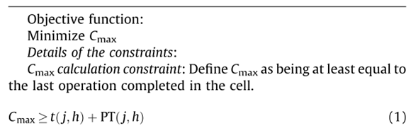 caculation constraints