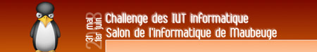 Challenge des IUT Informatique - Salon de l'informatique de Maubeuge - 31 mai et 1er juin