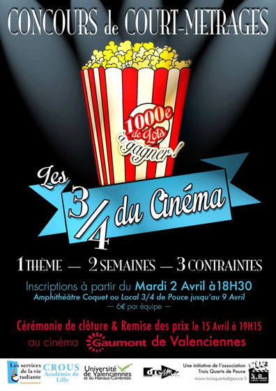 Concours Les Du Cinema Scd Service Commun De La Documentation Universite Polytechnique Hauts De France