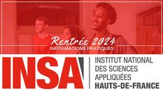 Rentrée INSA Hauts-de-France 2024-2025