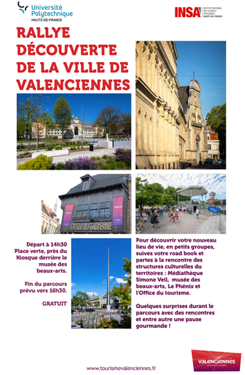 Rallye découverte de la ville de Valenciennes
