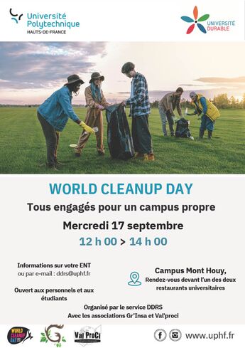 Affiche World Clean Up Day