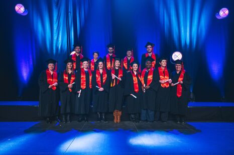 Photo de la cérémonie de remise de diplômes de l'ISH