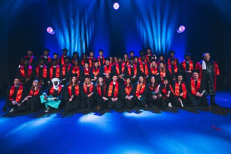 Photo de la cérémonie de remise de diplômes de l'ISH