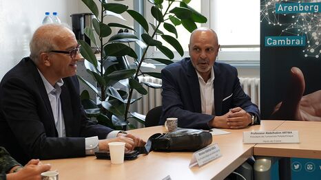 Signature de convention, UPHF CPAM CROUS