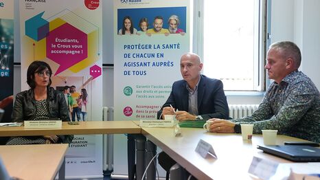 Signature de convention, UPHF CPAM CROUS