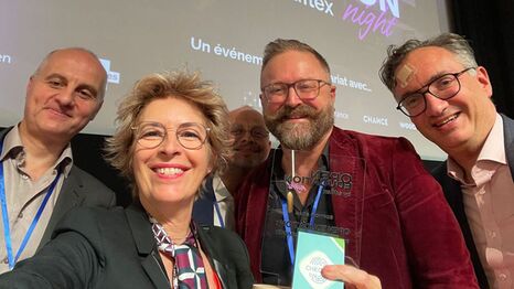 Remise de prix EDFLEX - 1er prix Innovation pédagogique - Open Education Night_ EDFLEX