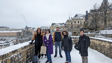 Voyage d'étude des étudiants de master 2 HVCI au Luxembourg