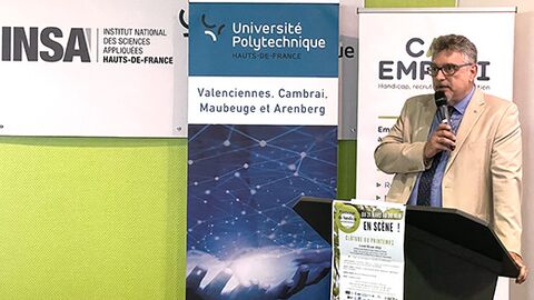 Accueil par Pierre Legrand au pupitre