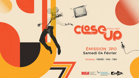 AFFICHE JPO CLOSE UP