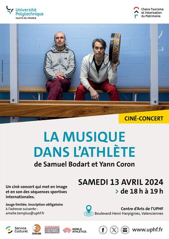 Ciné-concert LA MUSIQUE DANS L'ATHLETE - affiche