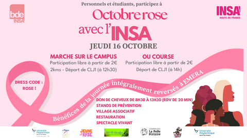 Octobre ROSE à l'INSA Hauts-de-France 