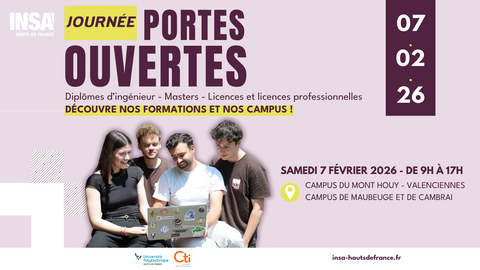 Journée Portes Ouvertes INSA Hauts-de-France